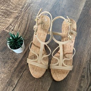 Michael Kors women's cream shoes, size 7.